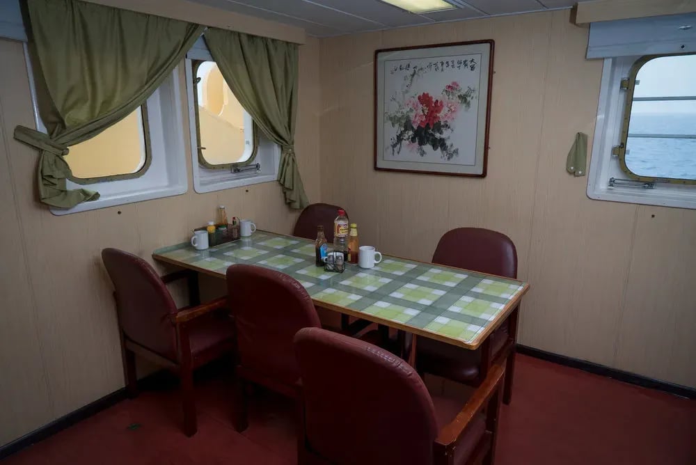 Table in the Mess Room