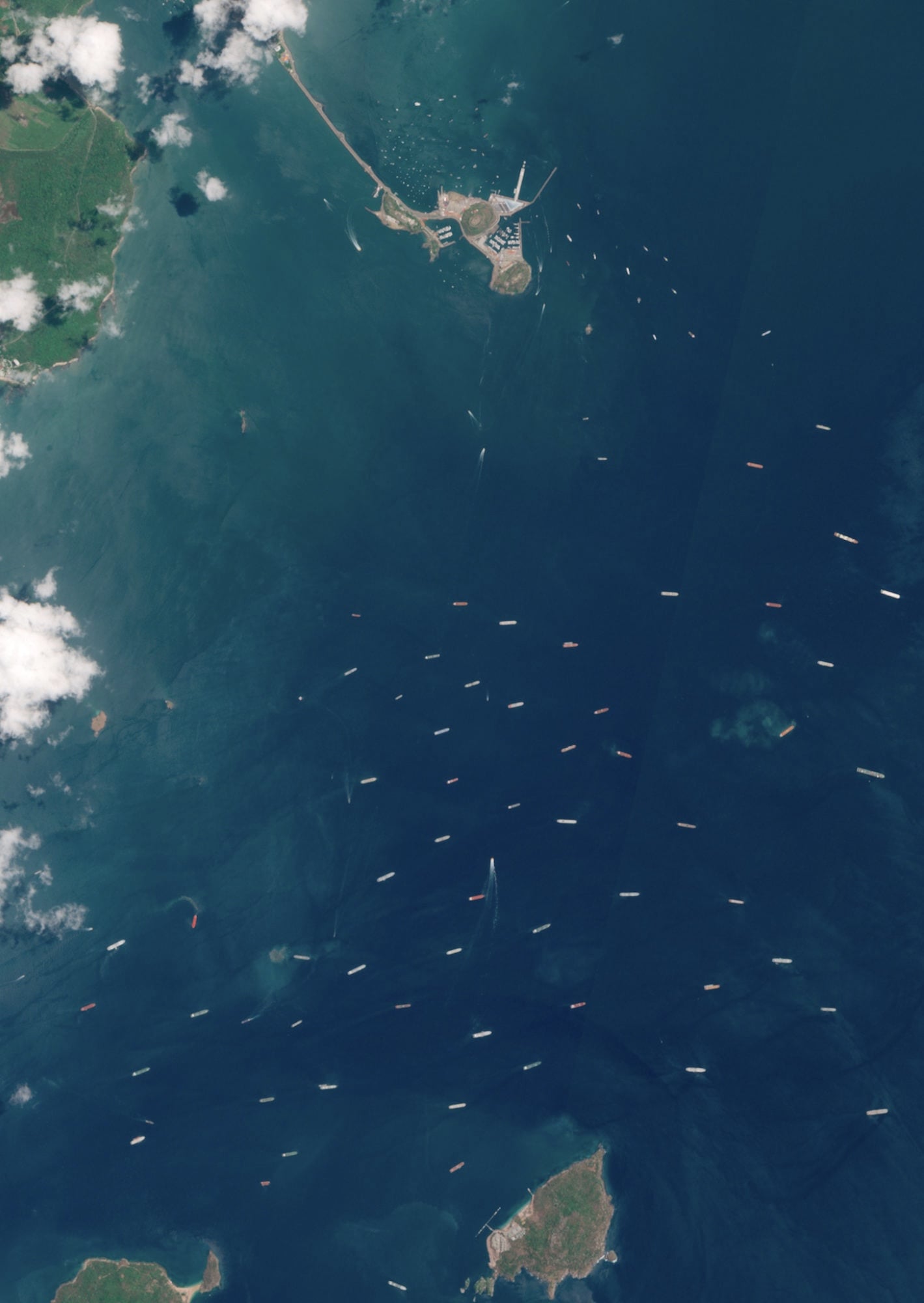 Satellite Image of the Gulf of Panama